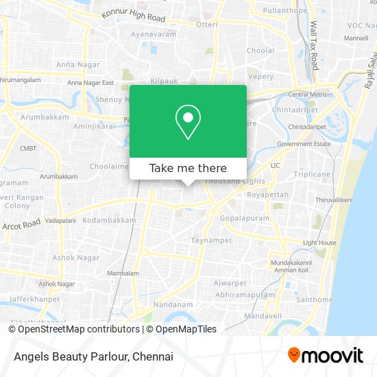 Angels Beauty Parlour map