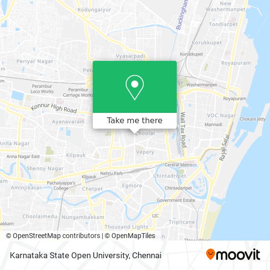Karnataka State Open University map