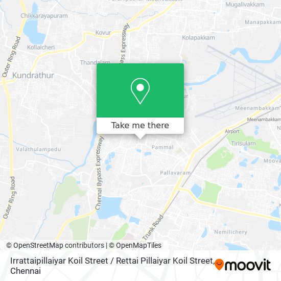 Irrattaipillaiyar Koil Street / Rettai Pillaiyar Koil Street map