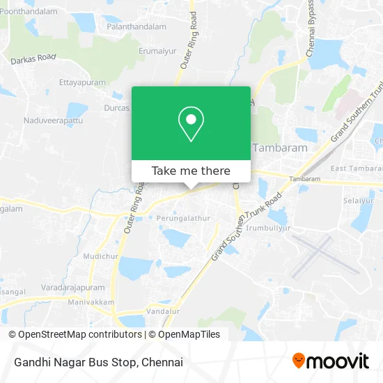 Gandhi Nagar Bus Stop map