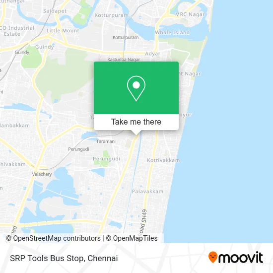 SRP Tools Bus Stop map