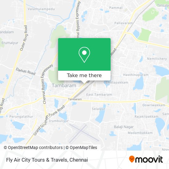 Fly Air City Tours & Travels map