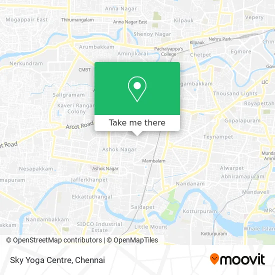 Sky Yoga Centre map