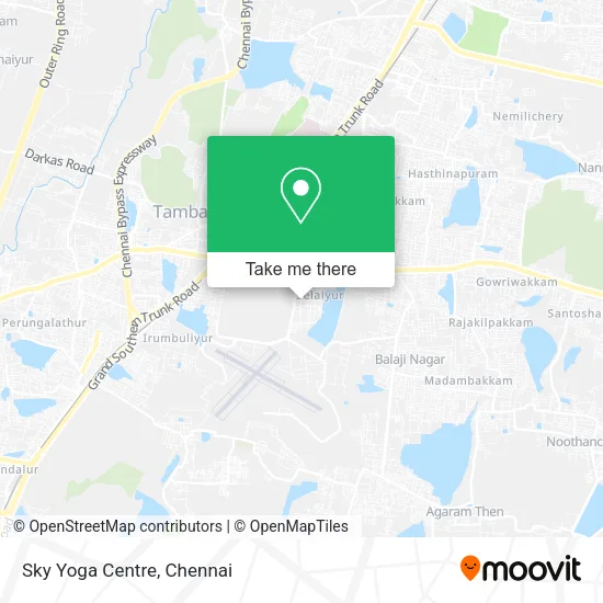 Sky Yoga Centre map