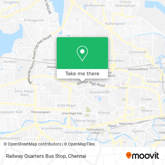 Railway Quarters Bus Stop map