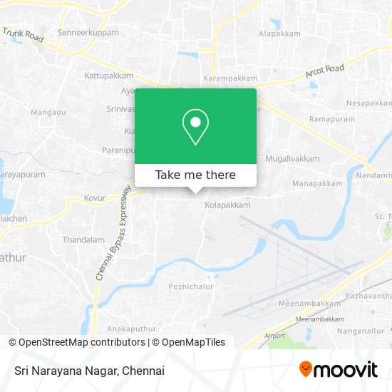 Sri Narayana Nagar map