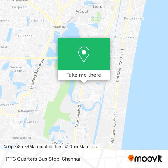 PTC Quarters Bus Stop map