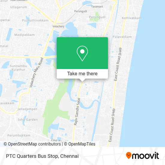 PTC Quarters Bus Stop map