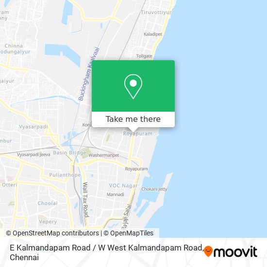 E Kalmandapam Road / W West Kalmandapam Road map