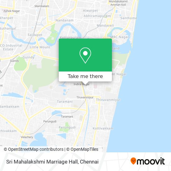 Sri Mahalakshmi Marriage Hall map