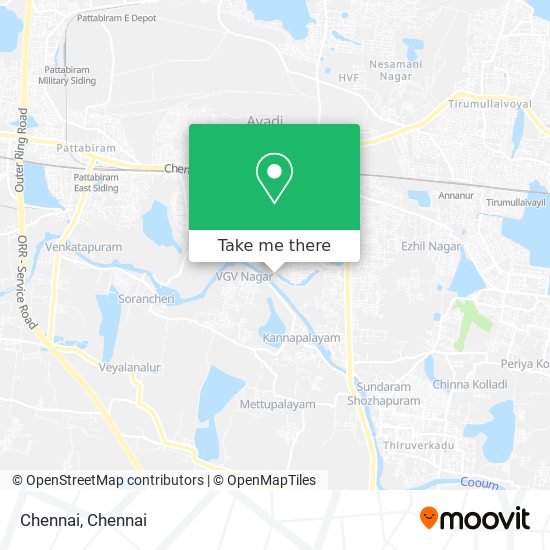 Chennai map