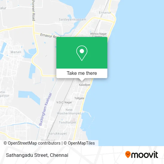Sathangadu Street map