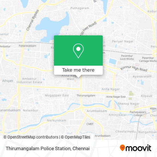 Thirumangalam Police Station map