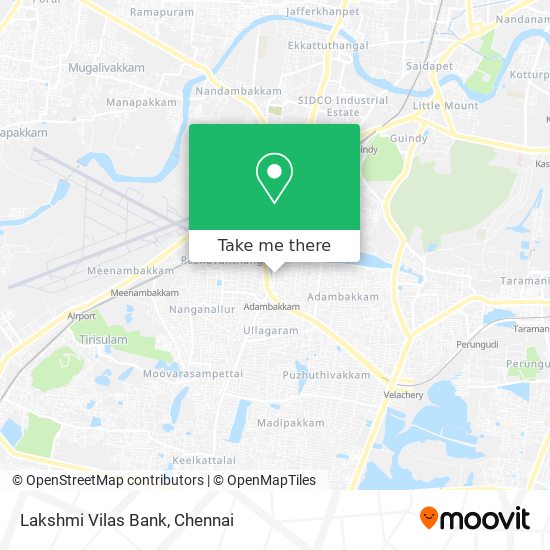 Lakshmi Vilas Bank map