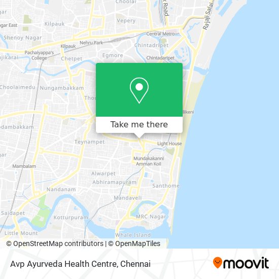 Avp Ayurveda Health Centre map