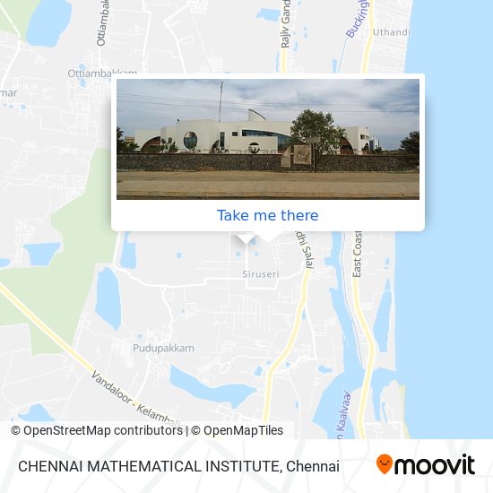 CHENNAI MATHEMATICAL INSTITUTE map