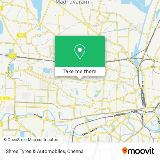 Shree Tyres & Automobiles map