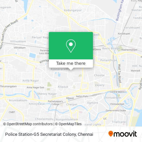 Police Station-G5 Secretariat Colony map