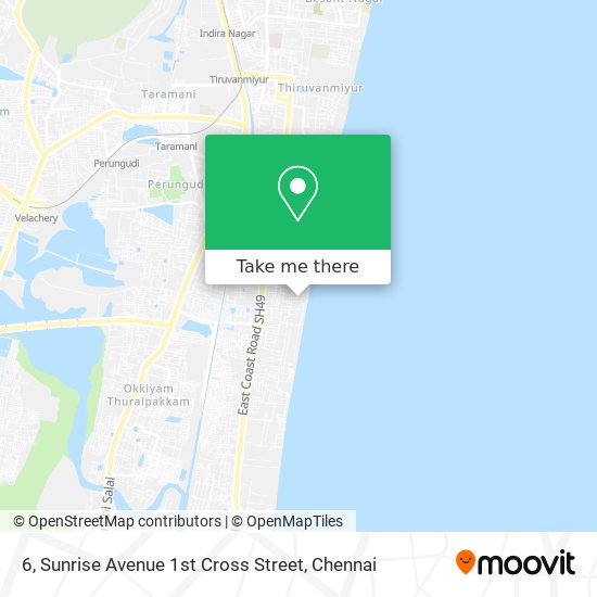 6, Sunrise Avenue 1st Cross Street map