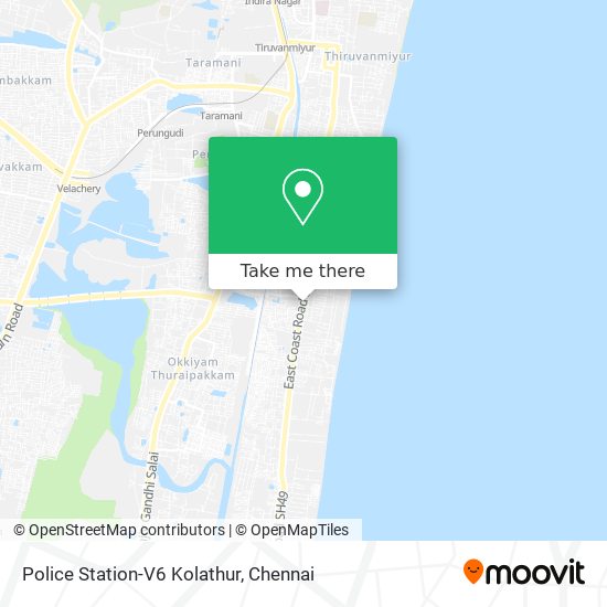 Police Station-V6 Kolathur map