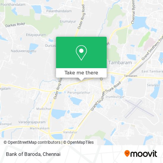 Bank of Baroda map