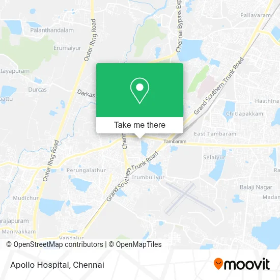 Apollo Hospital map