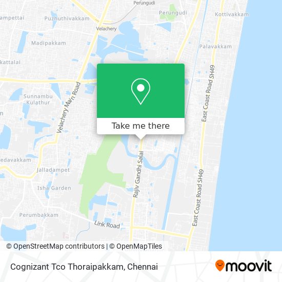 Cognizant Tco Thoraipakkam map