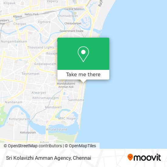 Sri Kolavizhi Amman Agency map