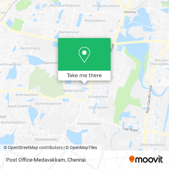 Post Office-Medavakkam map
