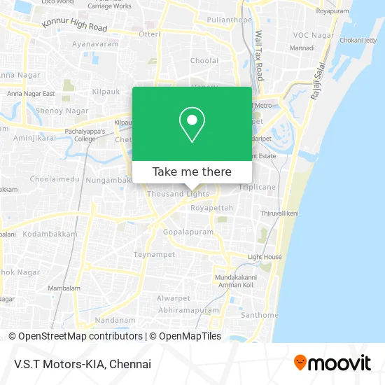 V.S.T Motors-KIA map