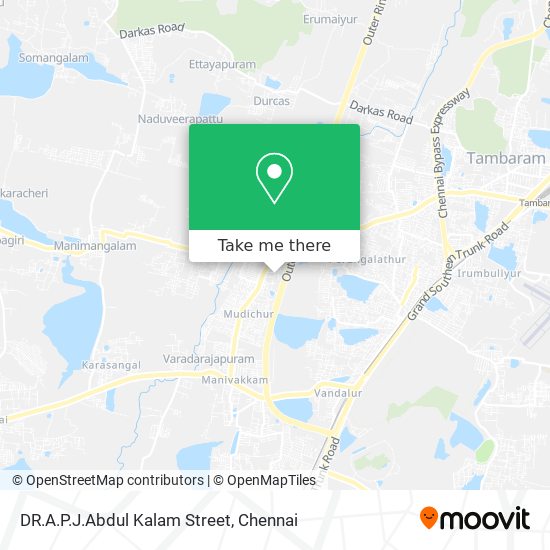DR.A.P.J.Abdul Kalam Street map