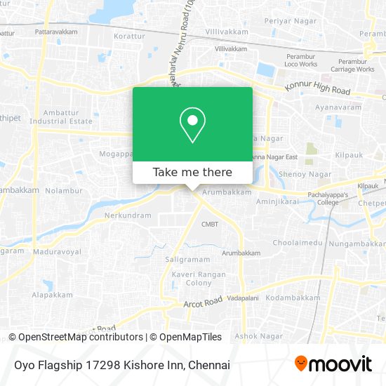 Oyo Flagship 17298 Kishore Inn map