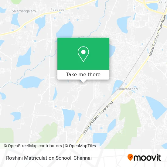 Roshini Matriculation School map