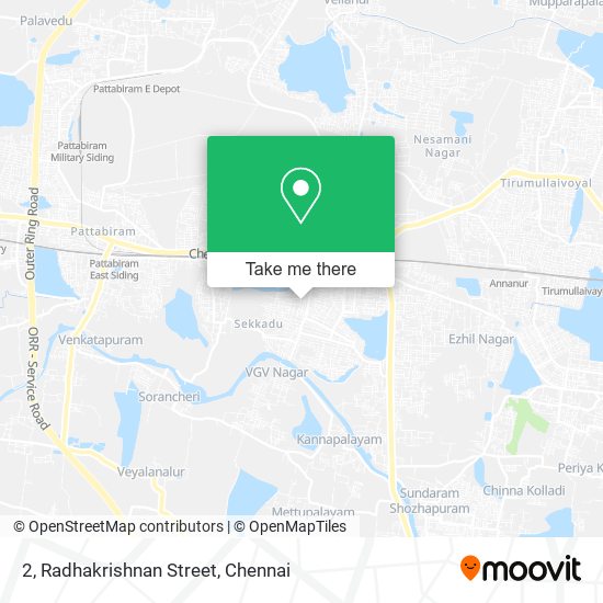 2, Radhakrishnan Street map