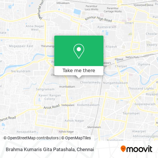 Brahma Kumaris Gita Patashala map