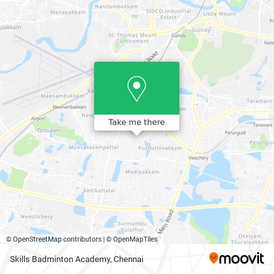 Skills Badminton Academy map