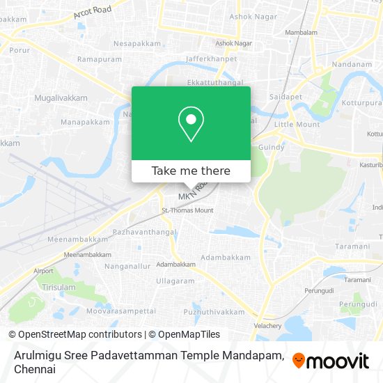 Arulmigu Sree Padavettamman Temple Mandapam map