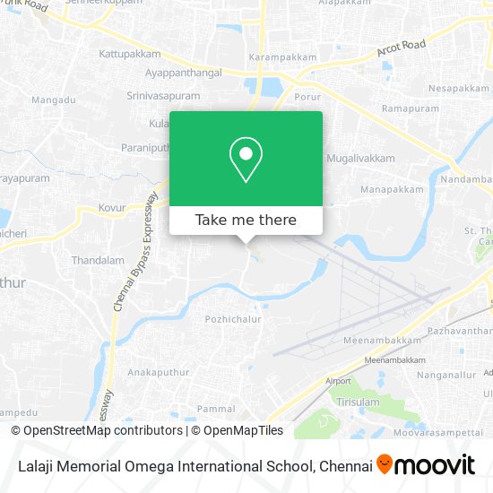 Lalaji Memorial Omega International School map