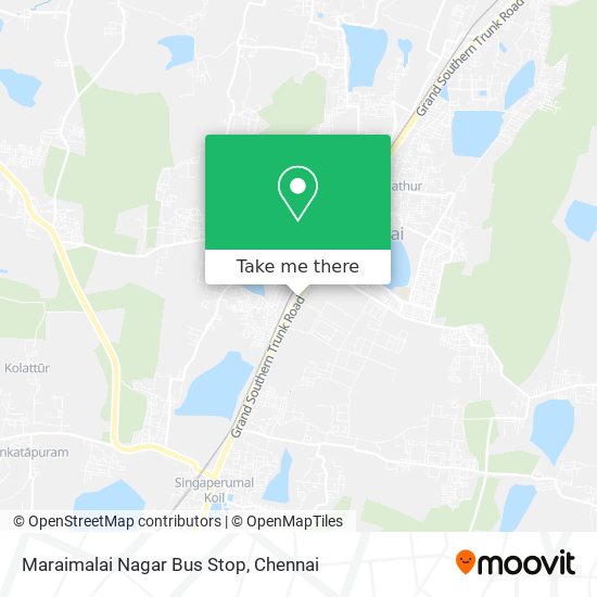 Maraimalai Nagar Bus Stop map