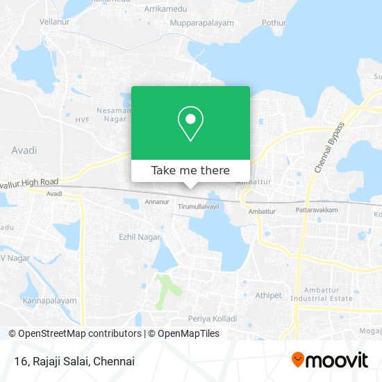 16, Rajaji Salai map