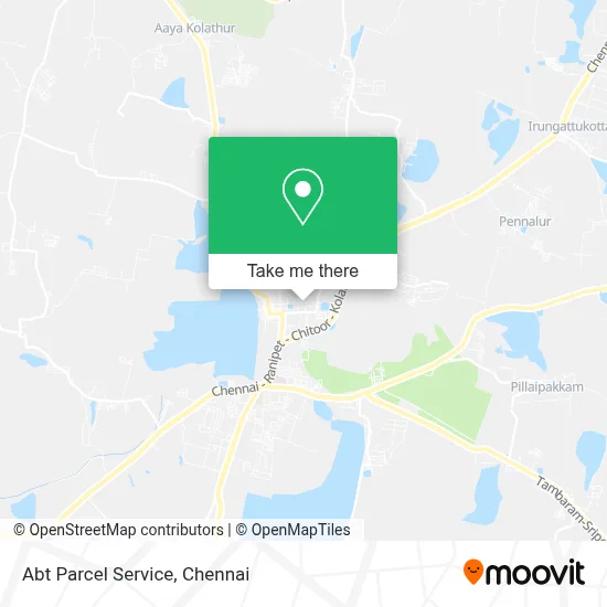 Abt Parcel Service map