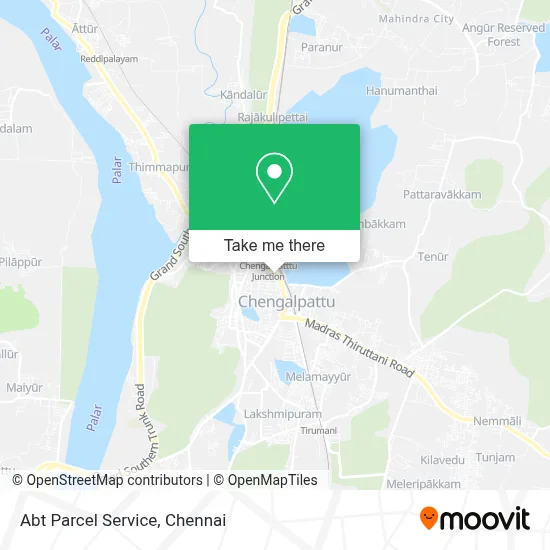 Abt Parcel Service map