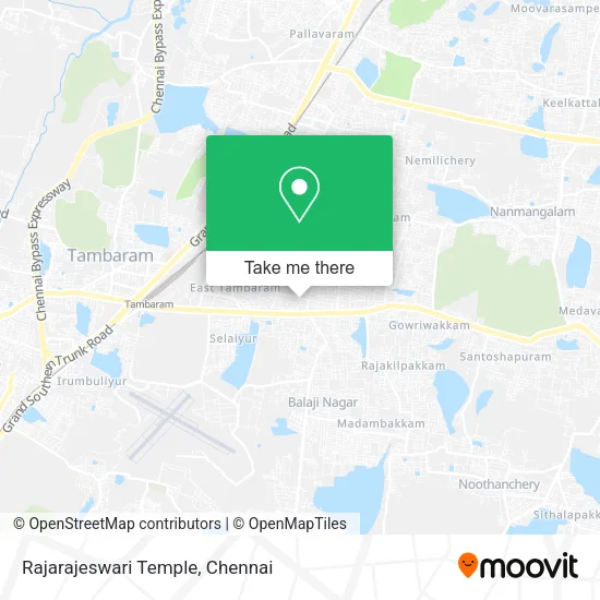 Rajarajeswari Temple map