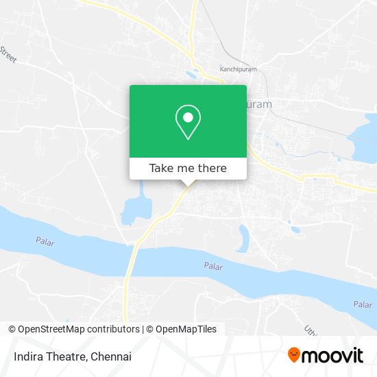 Indira Theatre map