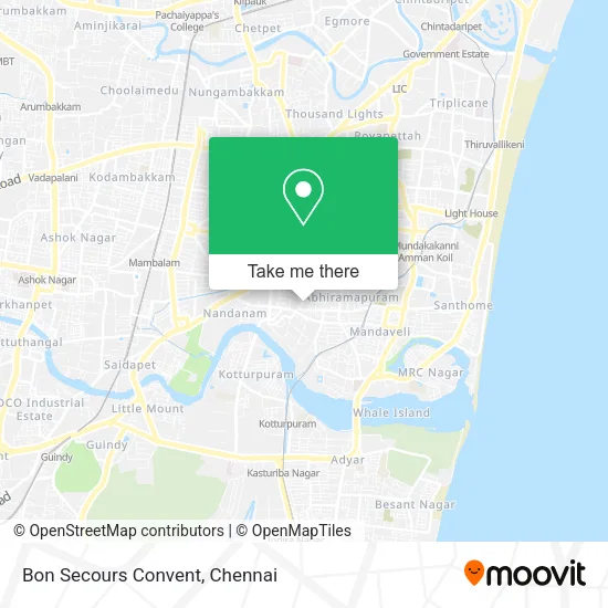 Bon Secours Convent map