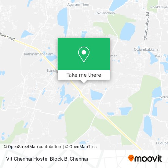 Vit Chennai Hostel Block B map