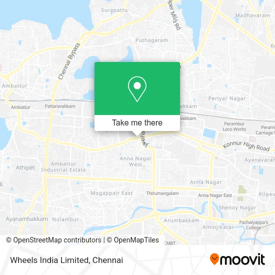 Wheels India Limited map