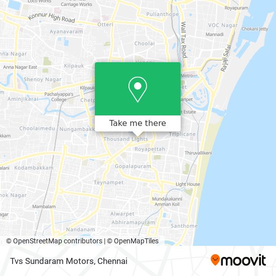 Tvs Sundaram Motors map