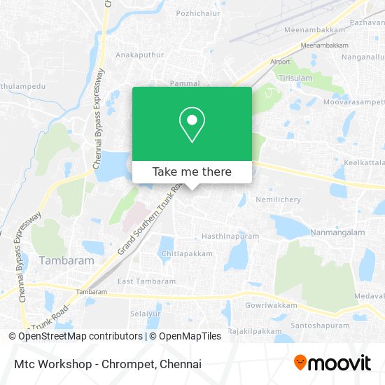 Mtc Workshop - Chrompet map