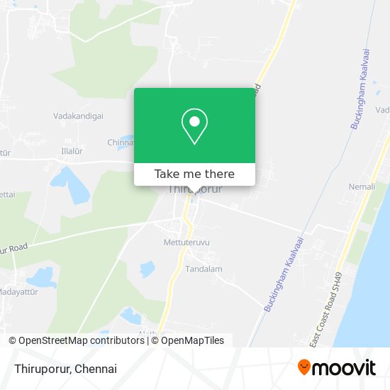 Thiruporur map